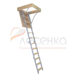 Комбинированная чердачная лестница ЧЛ-06 700х800