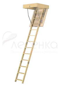 Деревянная чердачная лестница ЧЛ-23 600х875