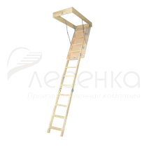 Видео сборки лестницы - Деревянная чердачная лестница ЧЛ-14