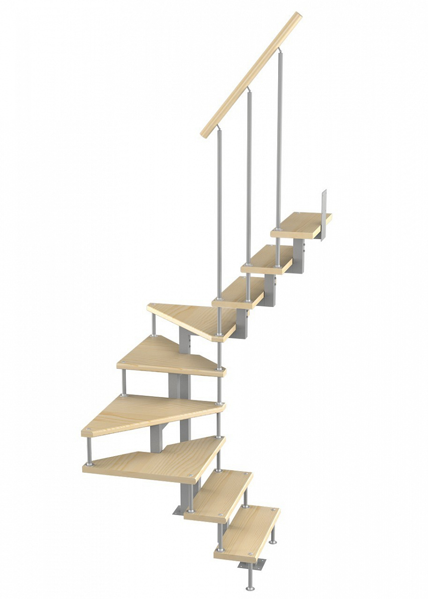 Размеры модулей модульной лестницы