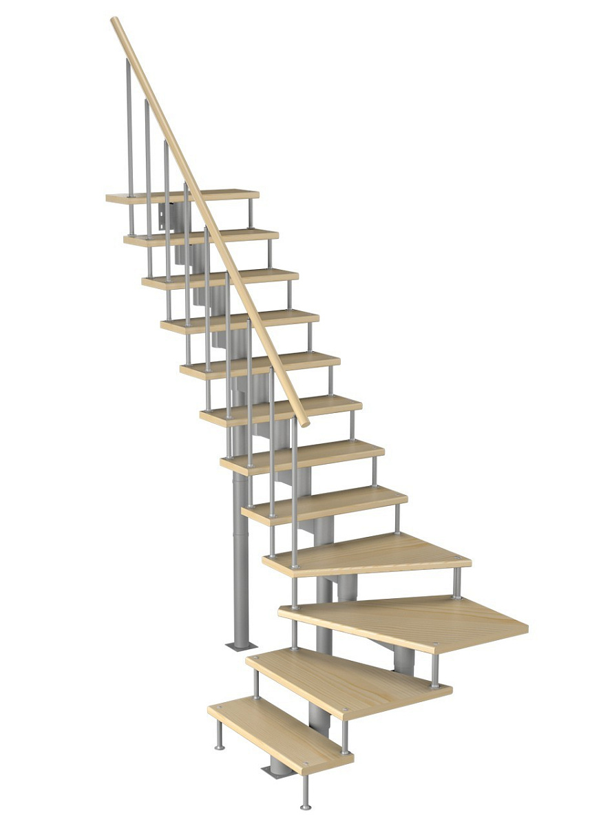 Модульная лестница Фаворит с доставкой в Москве