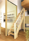 Деревянная межэтажная лестница Лес-715 - превью фото 2