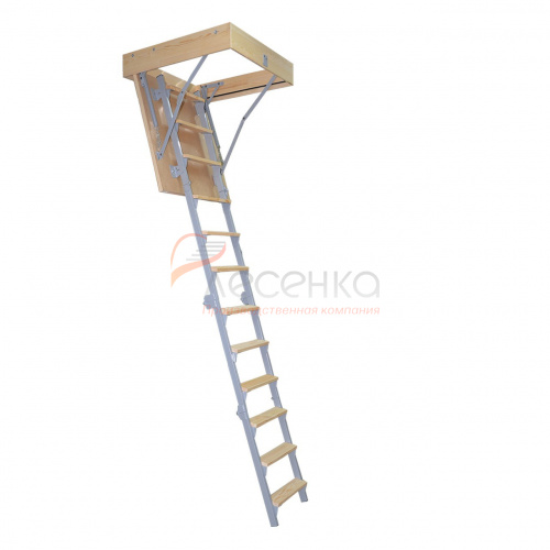 Комбинированная чердачная лестница ЧЛ-06 700х800 - фото 1