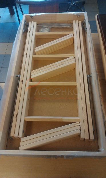 Деревянная чердачная лестница (LWK Plus - 4 секции)